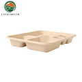 Bagasse Food Disposable Biodegradable Container Food Tray